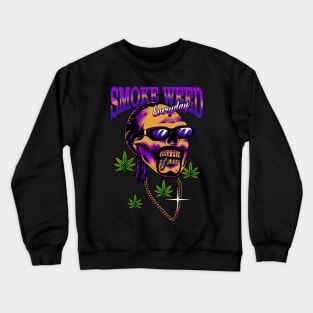 Smoke Weed 90s Crewneck Sweatshirt